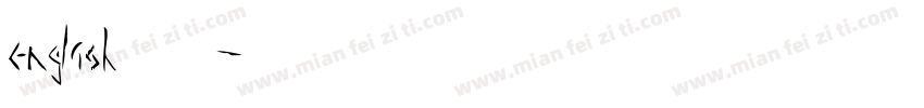 english 于氏字体转换